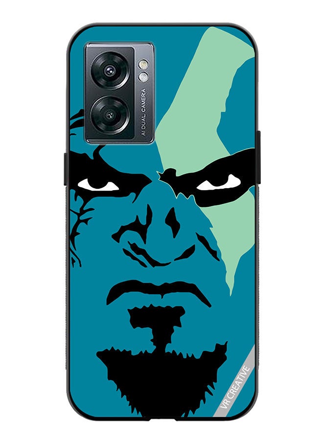 VR CREATIVE Protective Case Cover For OnePlus Nord N300 Face God Of War Design Multicolour - Image 1