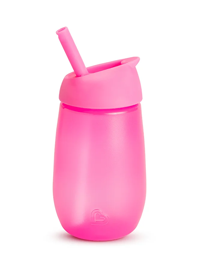 Munchkin Simple Clean Practice Cup With Straw 10 Oz 12+ Months Pack of 1 - Assorted