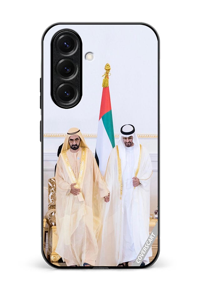 VR CREATIVE Protective Case Cover For Samsung Galaxy S25 Sheikh Mohamed Bin Zayed Al Nahyan And Sheikh Mohammed Bin Rashid Al Maktoum Design Multicolour