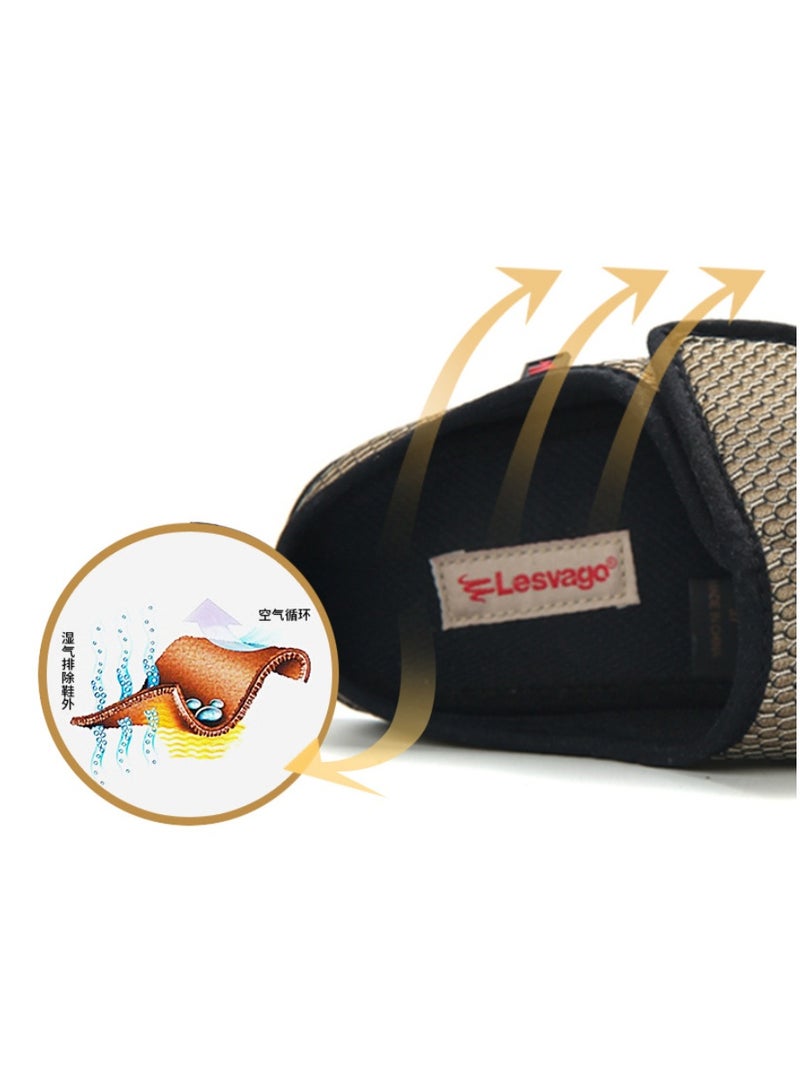 ليسفاجو أحذية ليسفاغو واسعة القدمين لعلاج تورم إبهام القدم، بجزء علوي من القماش الناعم والمريح القابل للفتح - أحذية لمرضى السكري - Image 5