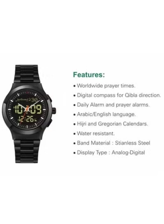 الساعة الرقمية مقاومة للماء للرجال ساعة الفجر WB-32BB - Image 2