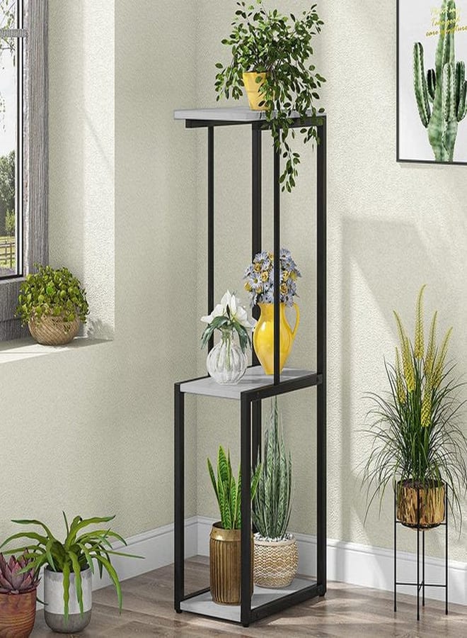 Home Gallery 3-Tier Tall Plant Shelf Holders Grey - Image 5