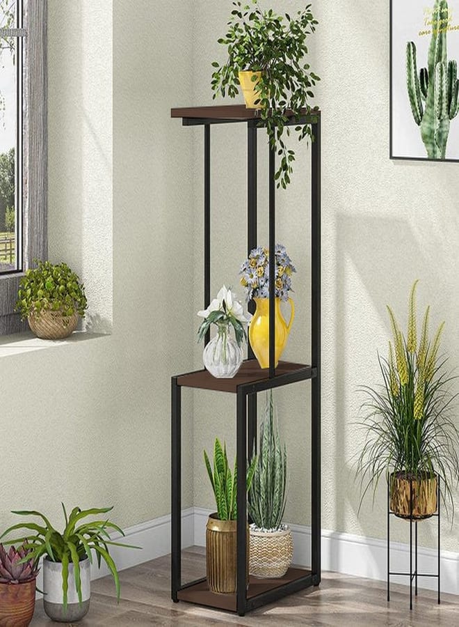 Home Gallery 3-Tier Tall Plant Shelf Holders Grey - Image 4