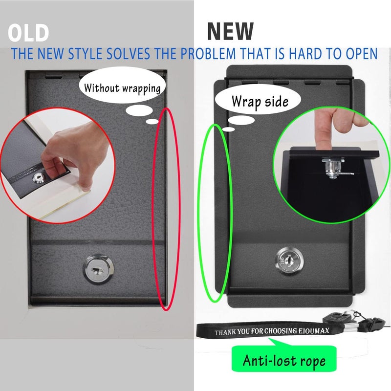 EIOUMAX Real Paper Diversion Book Safe with key Secret Box Collection Box-Alice In Wonderland - Image 3