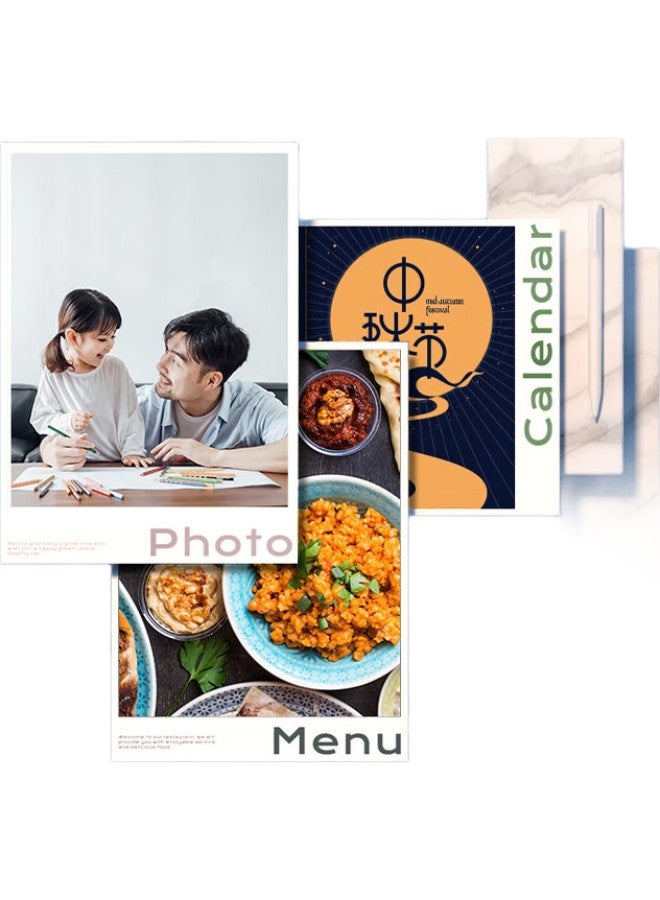 Deli A4 230G High Gloss Photo Paper, Color Inkjet Photo Printing Paper, High Gloss Photo Paper, 20 Sheets/Pack, Zx002 - Image 1