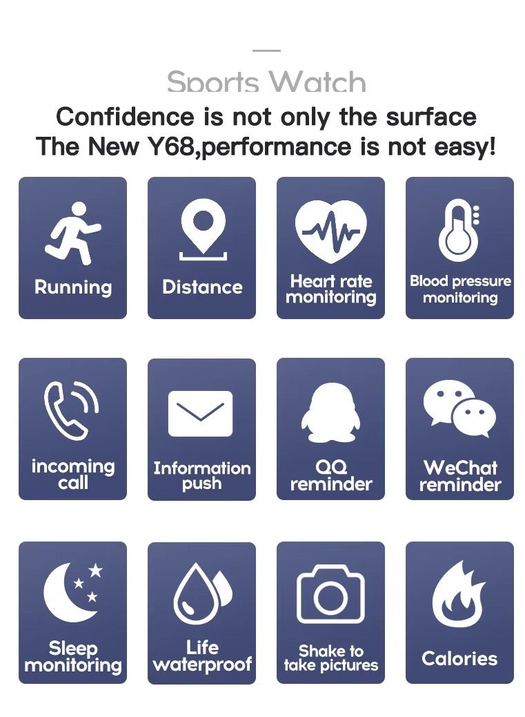 Smart Watch Fitness Tracker Men Women Bluetooth Watch Answer Calls Running Heart Rate Monitor Pedometer Sleep Monitor - Image 3