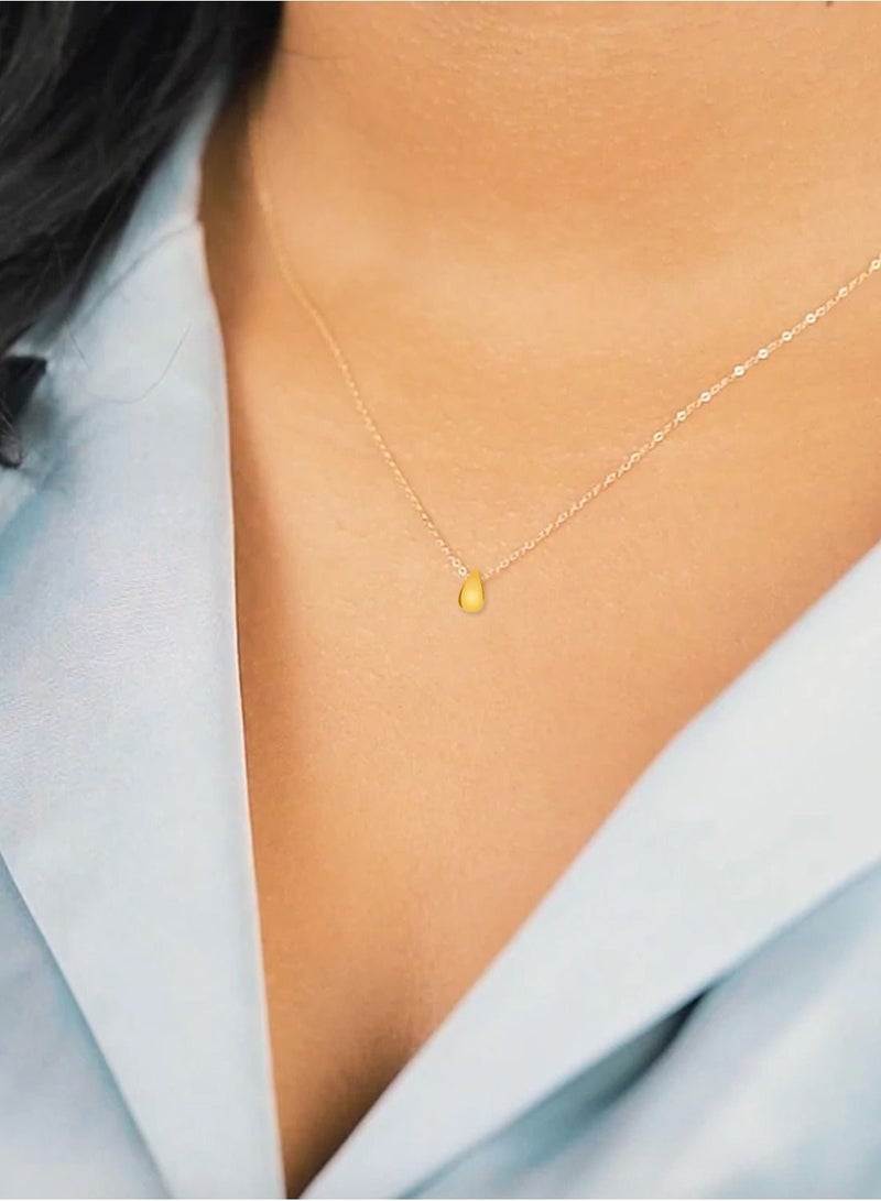 AIWANTO Alissa Fashion Necklace With Drop Pendant  - Image 3