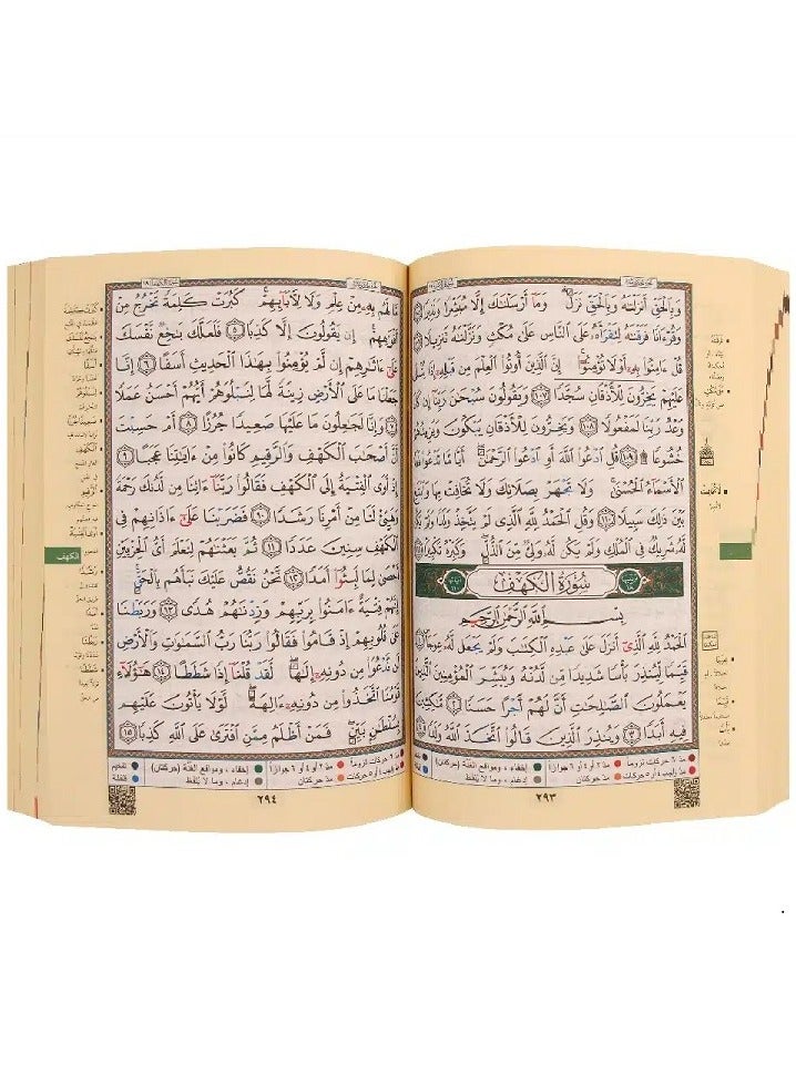 Tajweed Quran in a Names of Allah cover ( with words meanings and topics index ), size: 14×20 cm - Image 2