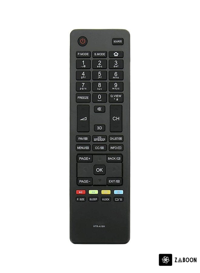 Zaboon Remote Fit For Haier LED, LCD TV Black