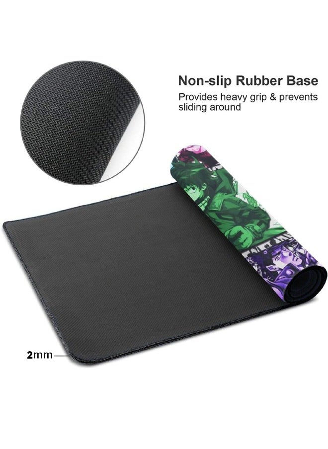 Generic - Anime Collection Mouse Pad, Anime Mouse Pad, Gaming Mouse Pad, Large Mouse Pad, Extended Keyboard Mousepad with Non-Slip Base and Stitched Edge, 15.7×35.4 inch - Image 1