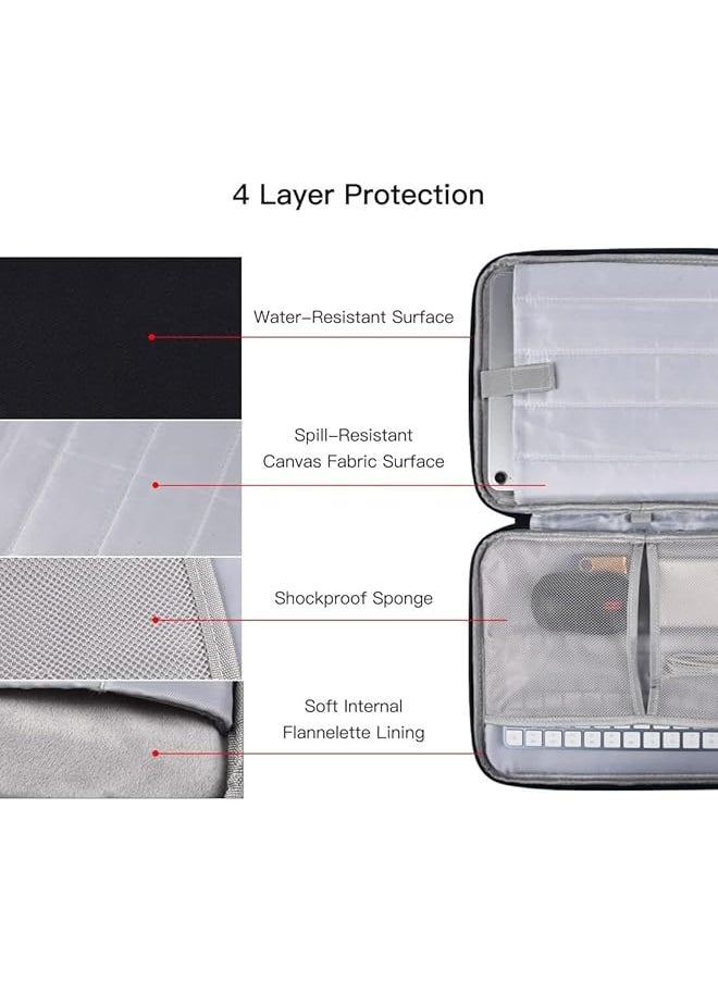 erorex - Compatible For Ipad Pro 12.9 Sleeve Tablet Carrying Case Pouch Bag For 12.9-Inch Ipad Pro 12.9 M2 M1 2023-2018 Tablet Sleeve Case Protective Bag For Surface Pro 9 8 X 7 6 5 Galaxy Tab S8+ S7+ - Image 1