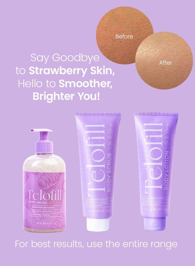 تيلوفيل Milk & Honey Body Wash - Image 3