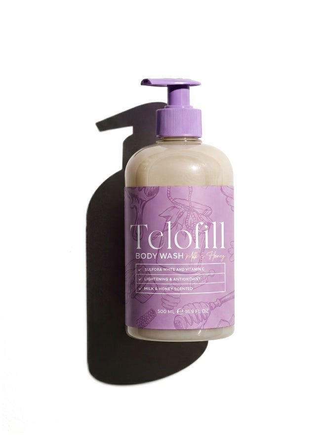 تيلوفيل Milk & Honey Body Wash - Image 1