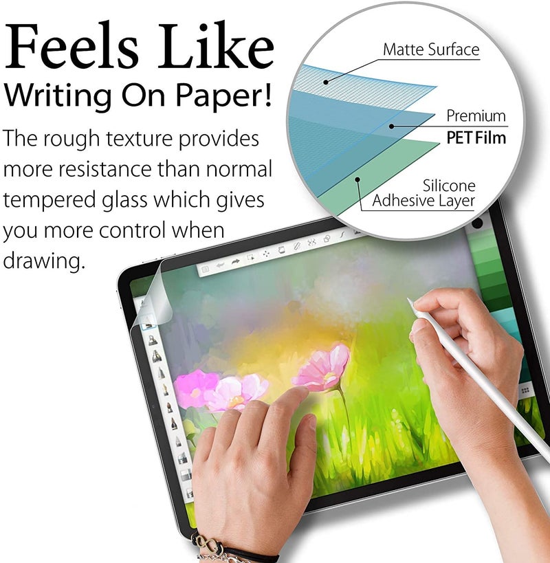 Oaky PET Type Screen Protector For AppleiPad Pro 11 In 2021/2018/2020 Anti Glare,Anti-Fingerprint,Paper Type Screen Protector With Easy Installation Kit ForiPad Pro 11" 1St/2Nd/3Rd Gen. - Image 3