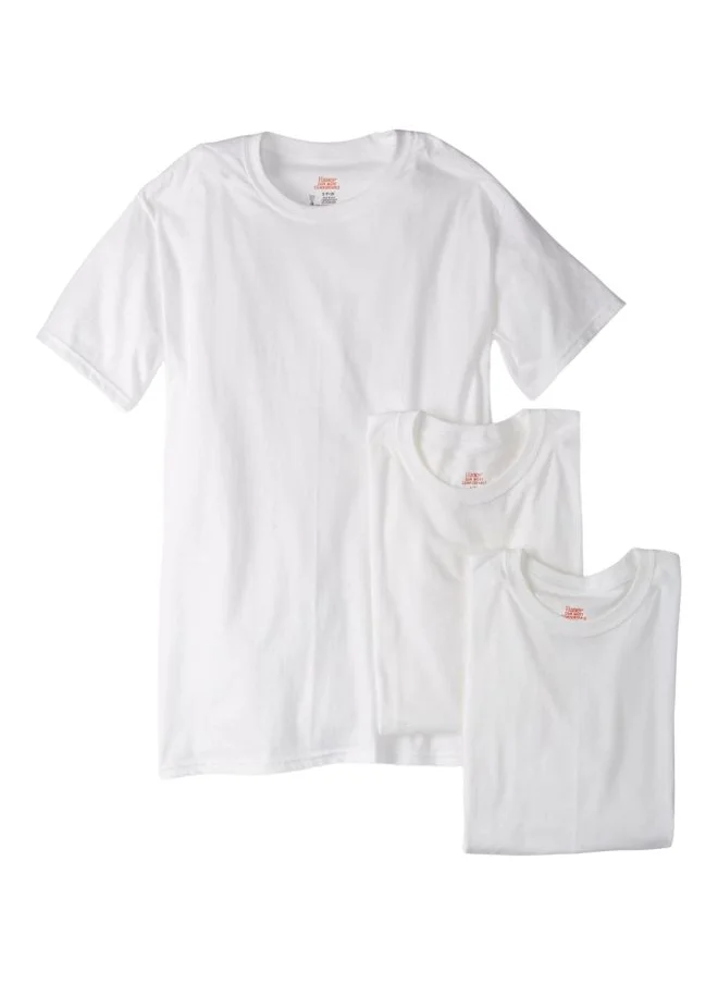 Hanes Hanes Ultimate Mens 3 Pack FreshIQ Crew Neck Tee