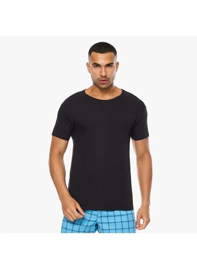 Hanes Hanes Ultimate Mens 3 Pack FreshIQ Crew Neck Tee