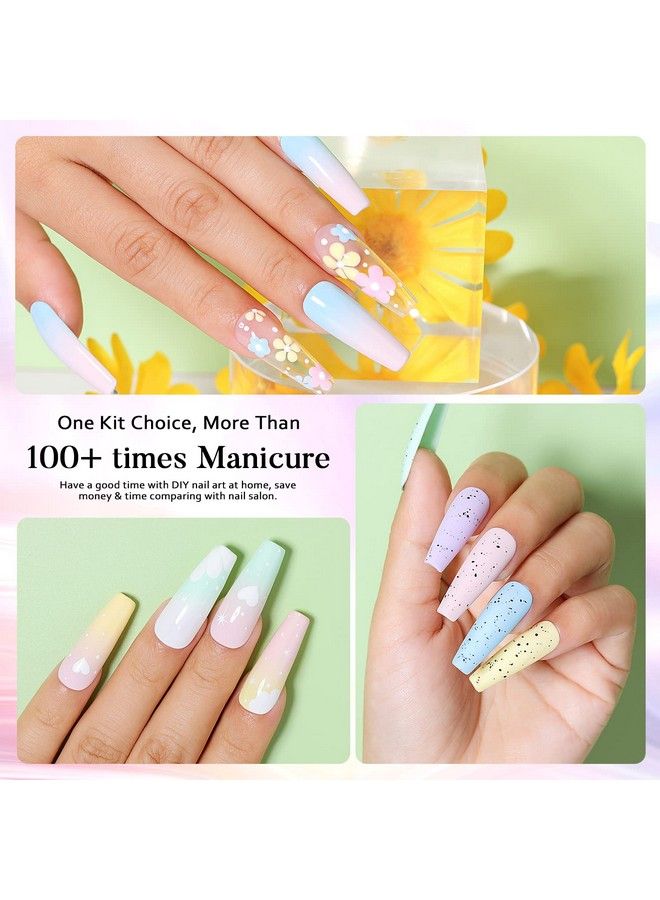 AIMEILI Soak Off Spring Summer Gel Polish Easter Pastel Pink Yellow Blue Purple Gel Nail Polish Easter Decorations Nail Art Color Set Of 12Pcs X 8Ml Kit Set 9 - Image 5