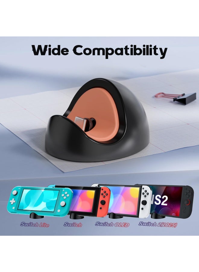 Ipega Charging Dock for Nintendo Switch 2 (2025), Portable Charging Stand for Switch1/Lite, Travel or Outdoor and Home  - Image 2