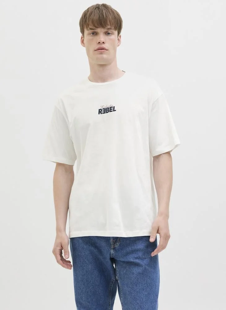 JJ Rebel Rebel Regular Fit Crew Neck T-Shirt