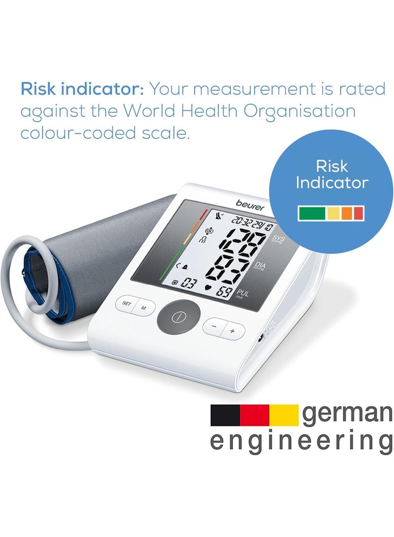 Beurer BM28 Blood Pressure Monitor with Universal Cuff and Bluetooth Connectivity - Image 3