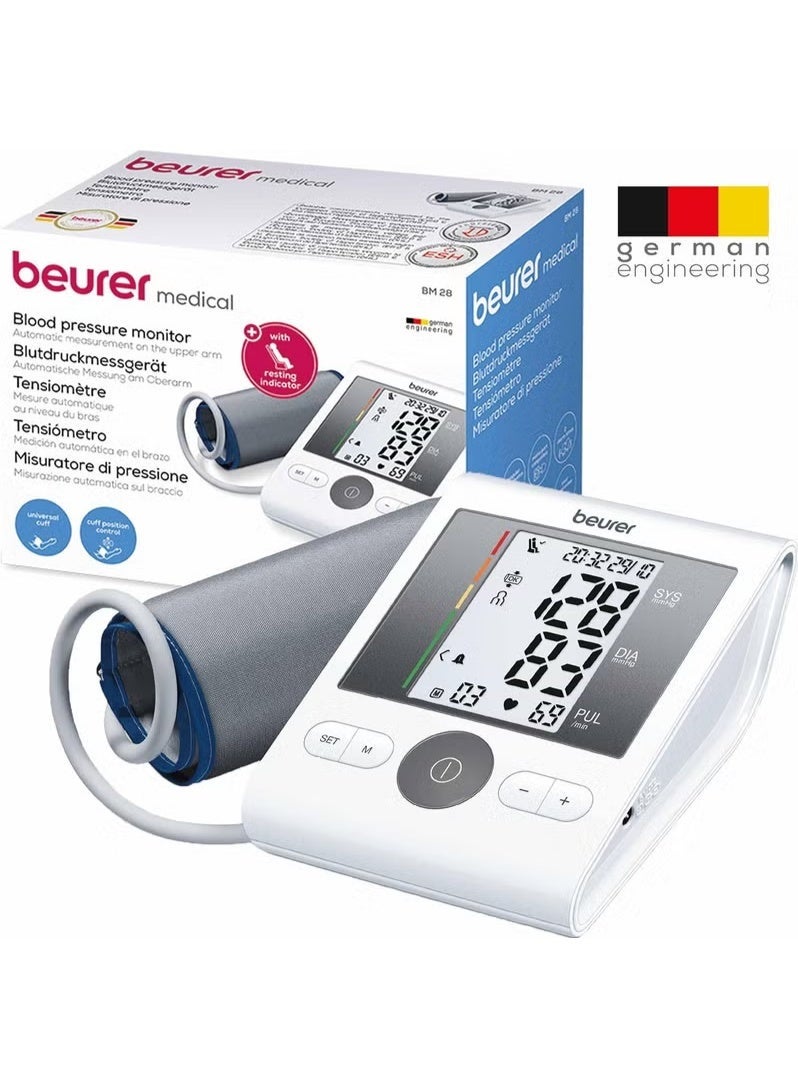 Beurer BM28 Blood Pressure Monitor with Universal Cuff and Bluetooth Connectivity - Image 1