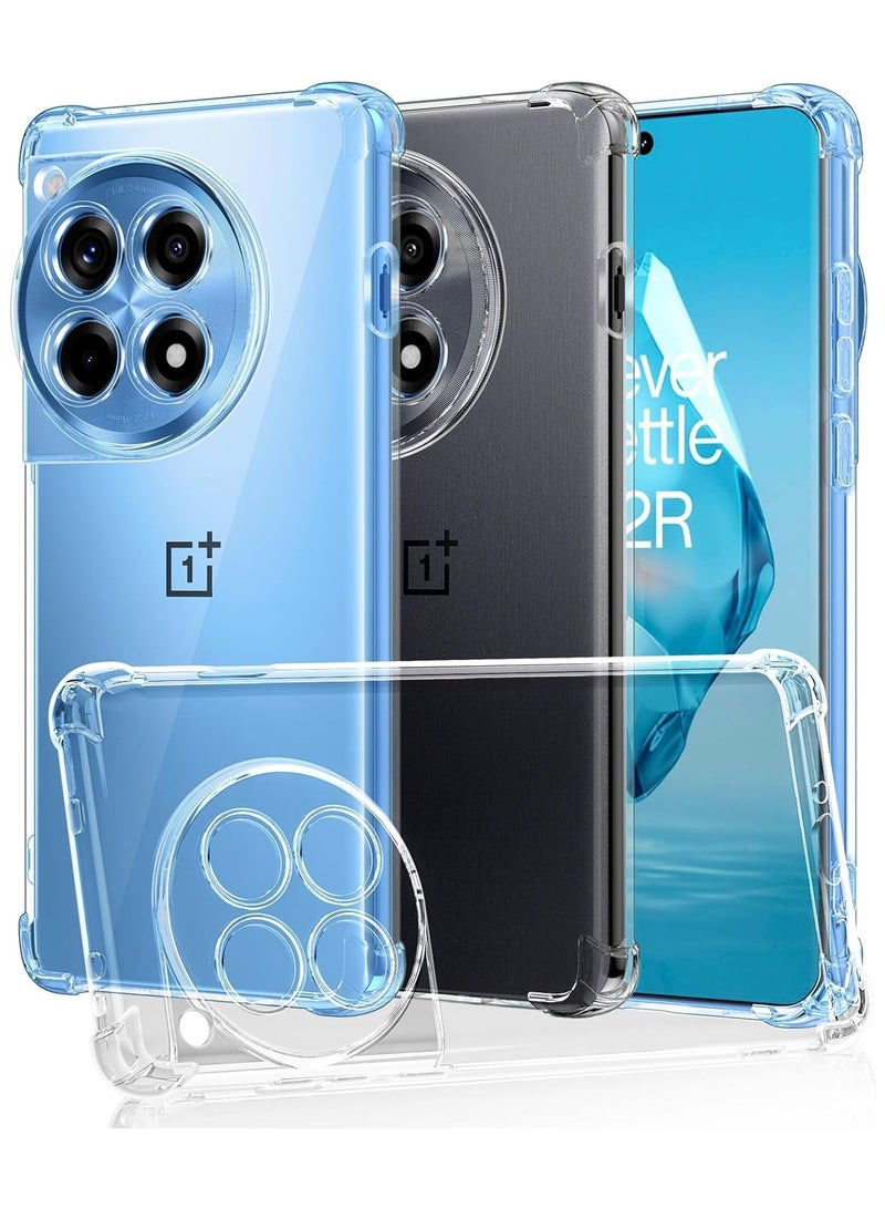 حافظة لهاتف OnePlus 12R / OnePlus Ace 3 5G حافظة ناعمة من مادة TPU غطاء واقي خفيف الوزن للصدمات مع حماية للكاميرا مصممة لـ 1 + 12R / Ace 3 5G - Image 1