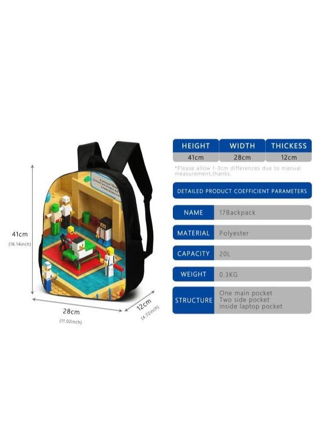 Cartoon style universal three-piece schoolbag - 641  - Image 3