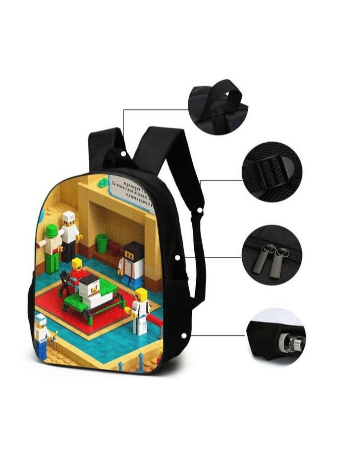 Cartoon style universal three-piece schoolbag - 641  - Image 5