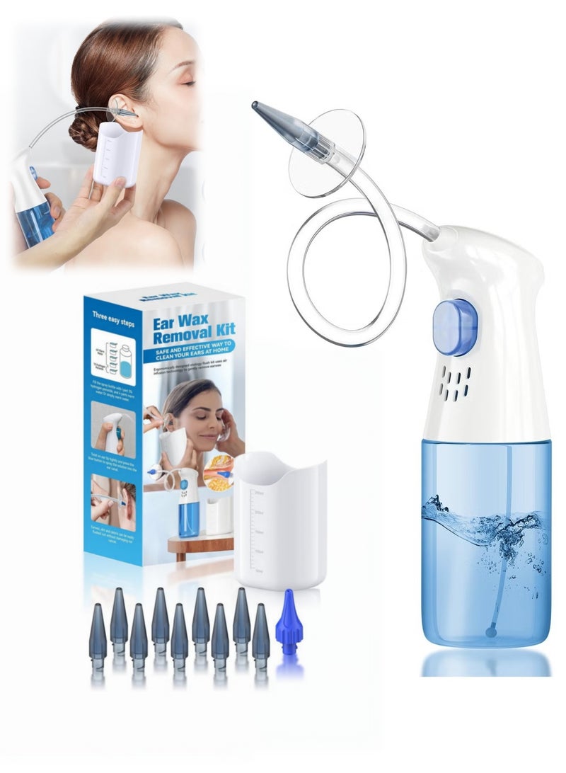 LAESO Ear Wax Remover Kit, Manual Ear Irrigation System Ear Cleaner for Safe Effective Ear Wax Removal, FSA Eligible, Family‑Friendly for Adults - Image 1