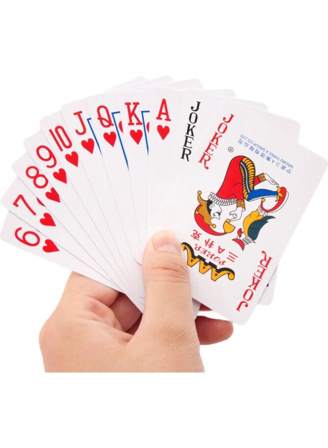 THREEA Aaa Guandan Special Playing Cards, Aaa Premium High-Quality Anti-Peeping Durable Playing Cards, Table Game Cards, Red 10 Decks, 2208 - Image 3