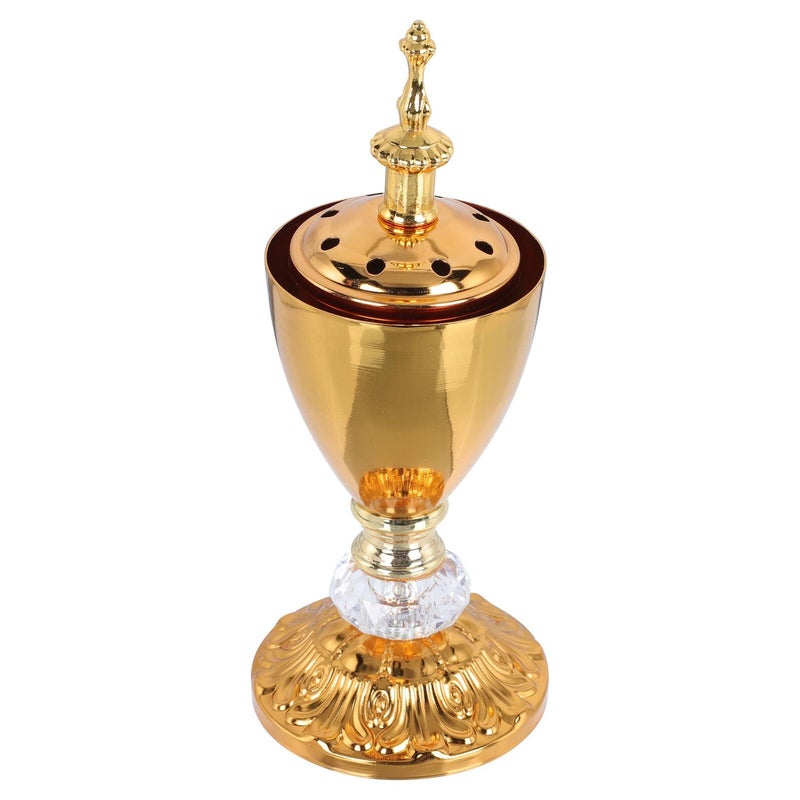 حامل مبخرة معدني على الطراز الشرقي الأوسط مبخرة لتعطير المنزل للتأمل العلاج العطري ديكور - Image 1