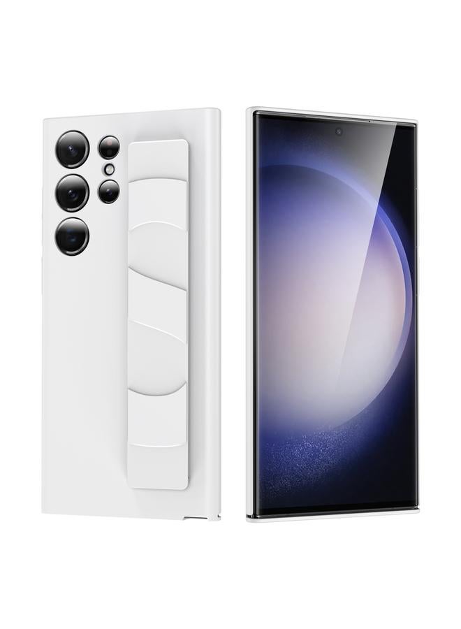 اس-توب جراب لهاتف Samsung Galaxy S23 Ultra 5G مزود بحامل سوار معصم من السيليكون - Image 1