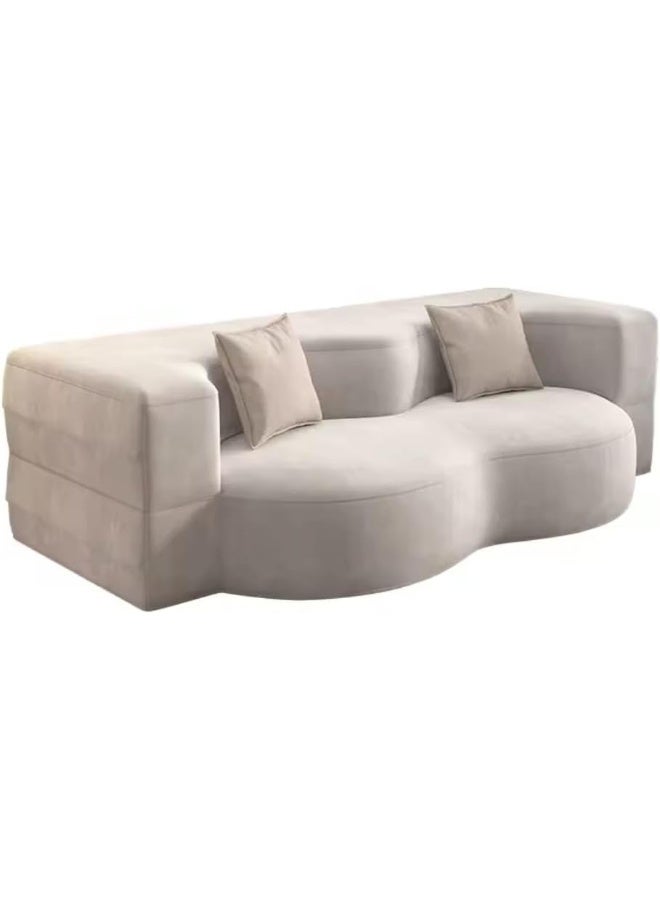 Modern Curved Foldable Sofa Bed - Image 5