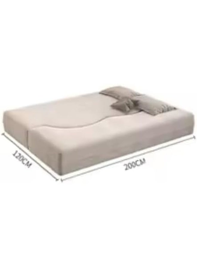 Modern Curved Foldable Sofa Bed - Image 3