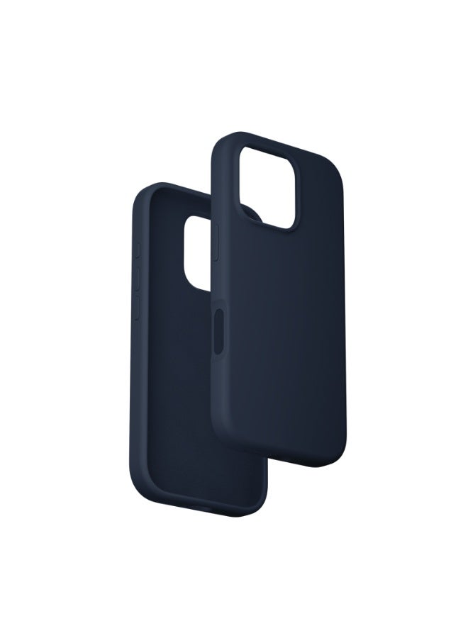 VENTION Liquid Silicone Case for iPhone 16 Pro with MagSafe Midnight Blue - Image 1