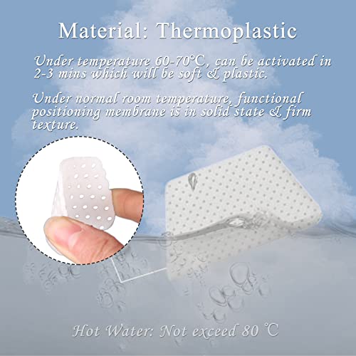 Mediss Thermoplastic Nasal Splints, External Nose Support Protector for Rhinoplasty Septoplasty Surgery, Nose Brace Fracture, ENT, Orthopedic Immobilization, 5pcs-S Size(B) - Image 3