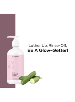 Saturn by GHC Women'S 2% Salicylic Acid Body Wash: Infused With Niacinamide Glycerin And Cucumber Extract Gentle Exfoliation Slsfree Parabenfree 500Ml (2 X 250Ml)  - Image 3