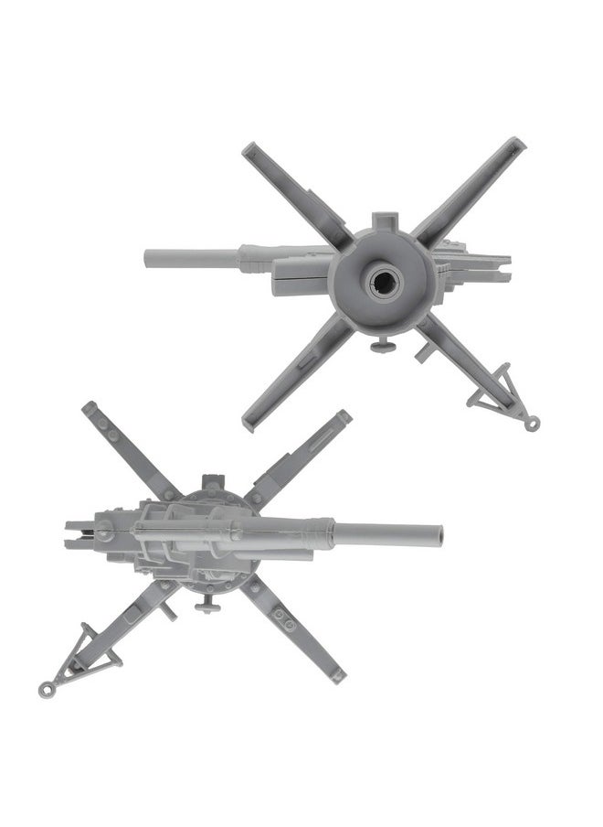 BMC Toys - Bmc Classic Ww2 German 88Mm Artillery 2Pc Gray Plastic Army Men Accessories - Image 1