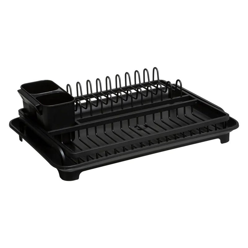 Grofly 3 in 1 Large Durable Aluminum Kitchen Sink Dish Rack Drainer Drying Rack Washing Basket with Tray for Kitchen Utensils Tools Cutlery for KitchenPlate RackBartan Basket Organizers - Image 3