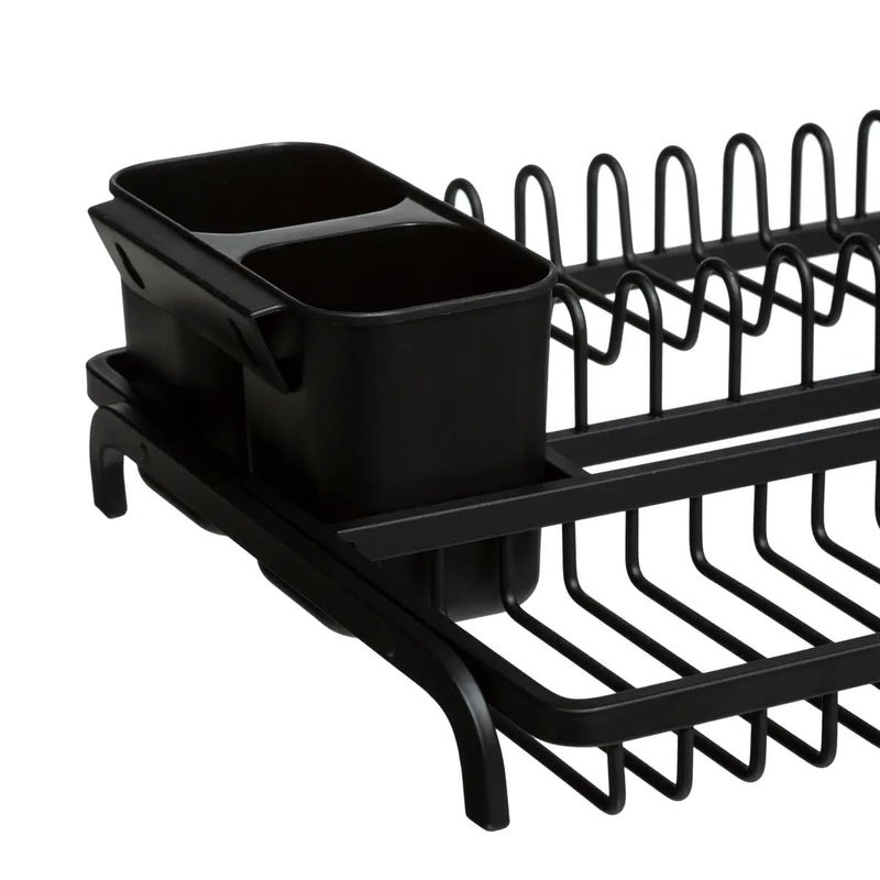 Grofly 3 in 1 Large Durable Aluminum Kitchen Sink Dish Rack Drainer Drying Rack Washing Basket with Tray for Kitchen Utensils Tools Cutlery for KitchenPlate RackBartan Basket Organizers - Image 4