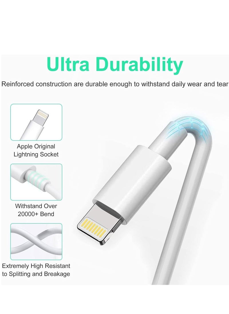 Generic - USB C to Lightning Cable 2M [MFi Certified] Compatible with iPhone 14 Pro Max/13/12/11 Pro/X/XS/XR/8 Plus/AirPods Pro,Supports Power Delivery,White - Image 1