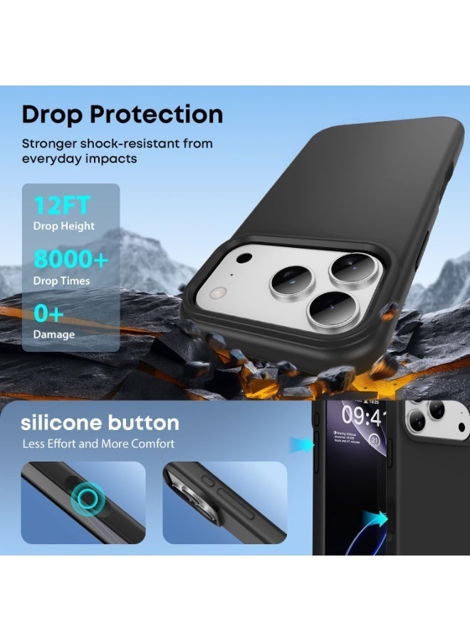 ELTRAZONE iPhone 17 Pro Soft Silicone Case | Slim Full-Body Shockproof Protective Cover | Anti-Scratch Flexible Silicone Back Case for iPhone 17 Pro - Image 3