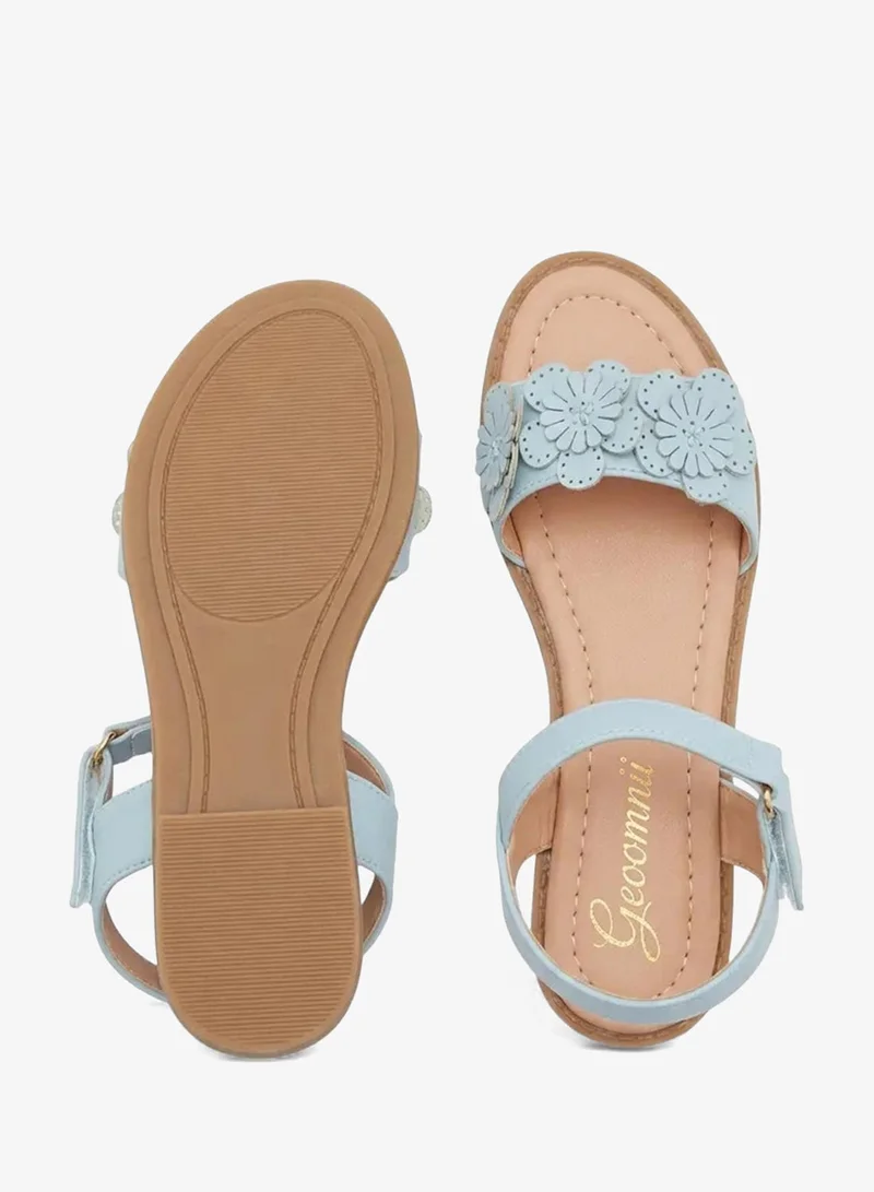 Geoomnii Blue Sandals for Preteen Girls – Comfortable, Lightweight & Stylish Everyday Wear for Women | Best Price UAE