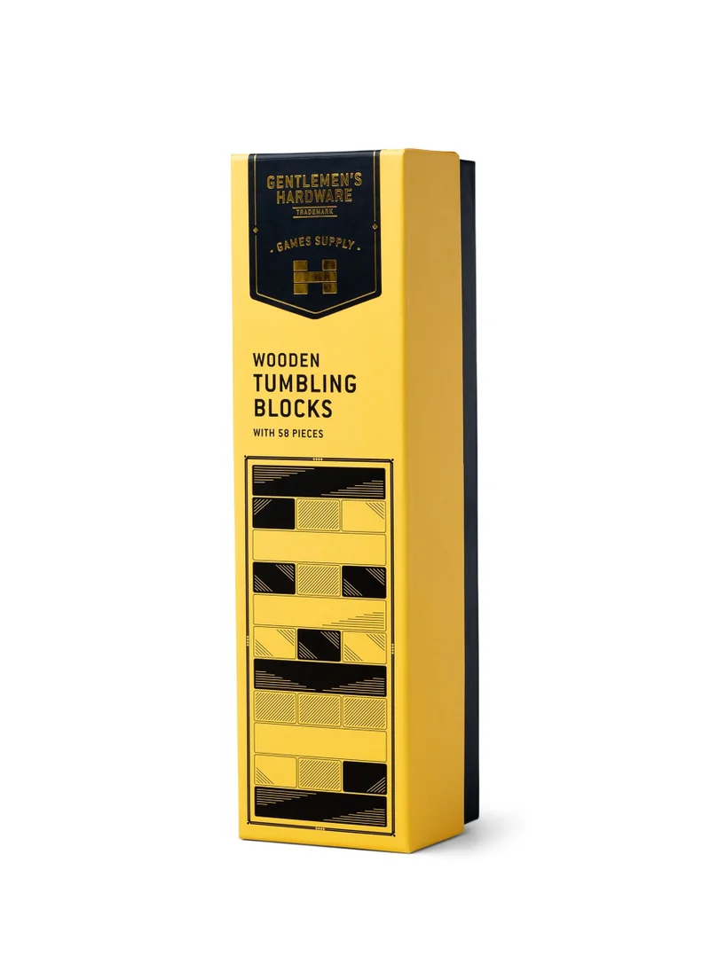 GENTLEMEN'S HARDWARE Wooden Tumbling Blocks