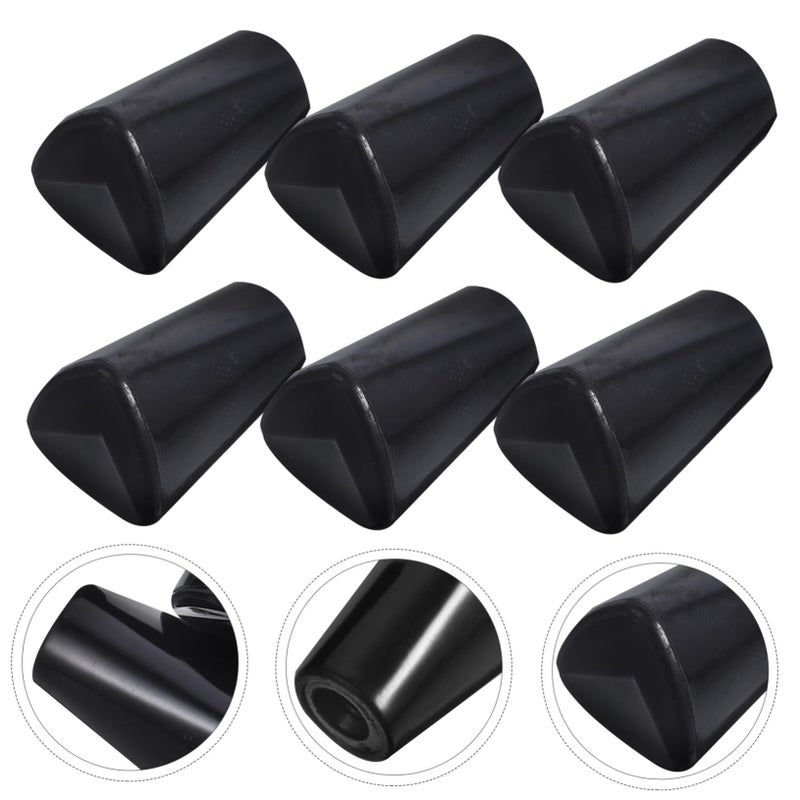 Heat Resistant Non Slip Pot Lid Knobs 6Pcs Black Easy Install Kitchen Replacement Handles - Image 5