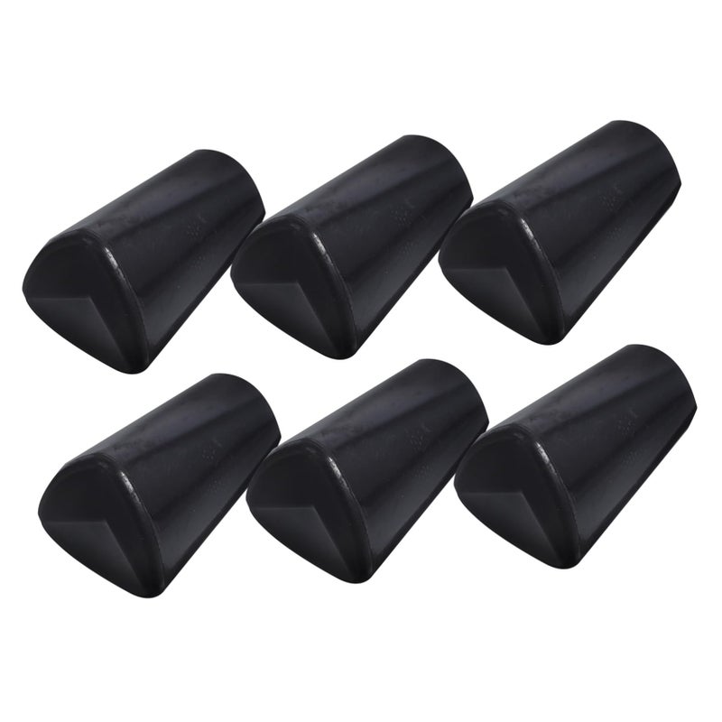 Heat Resistant Non Slip Pot Lid Knobs 6Pcs Black Easy Install Kitchen Replacement Handles - Image 2