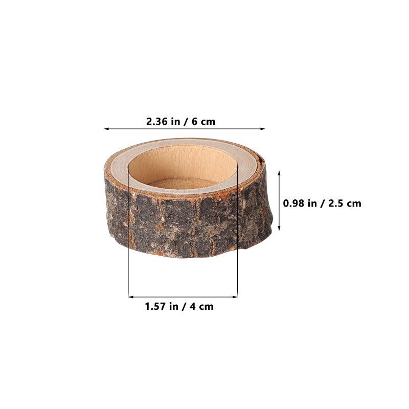 24 Pcs Tealight Candle Holder - Wood Votive Tealight Candlestick for Wedding Party Birthday Holiday Centerpieces Decoration - Image 5