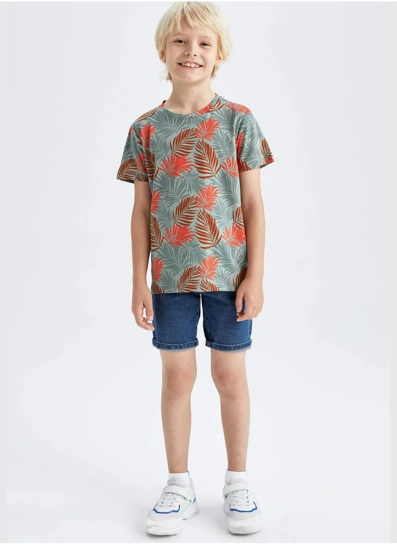 DeFacto Boy Regular Fit Crew Neck Short Sleeve T-Shirt