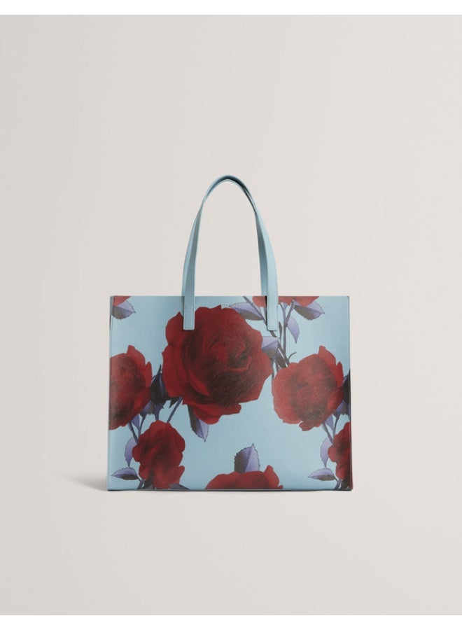 Ted Baker Extra Large Rose Print Icon Bag - Image 4