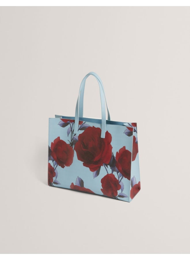 Ted Baker Extra Large Rose Print Icon Bag - Image 5